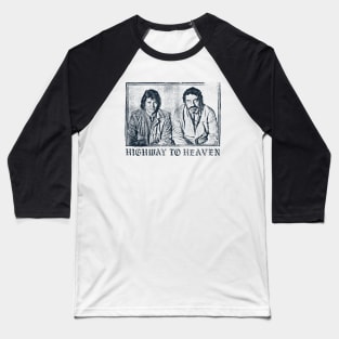 Highway to Heaven //// 80s Kid Design Baseball T-Shirt